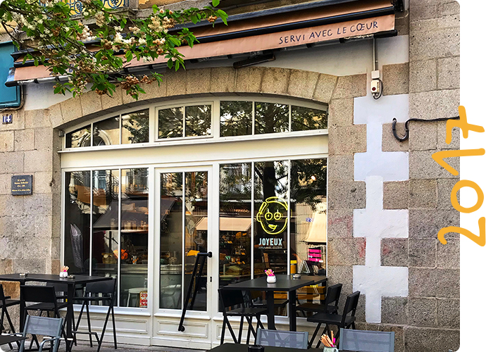 Venir chez Café Joyeux situé en plein coeur de la ville de Rennes